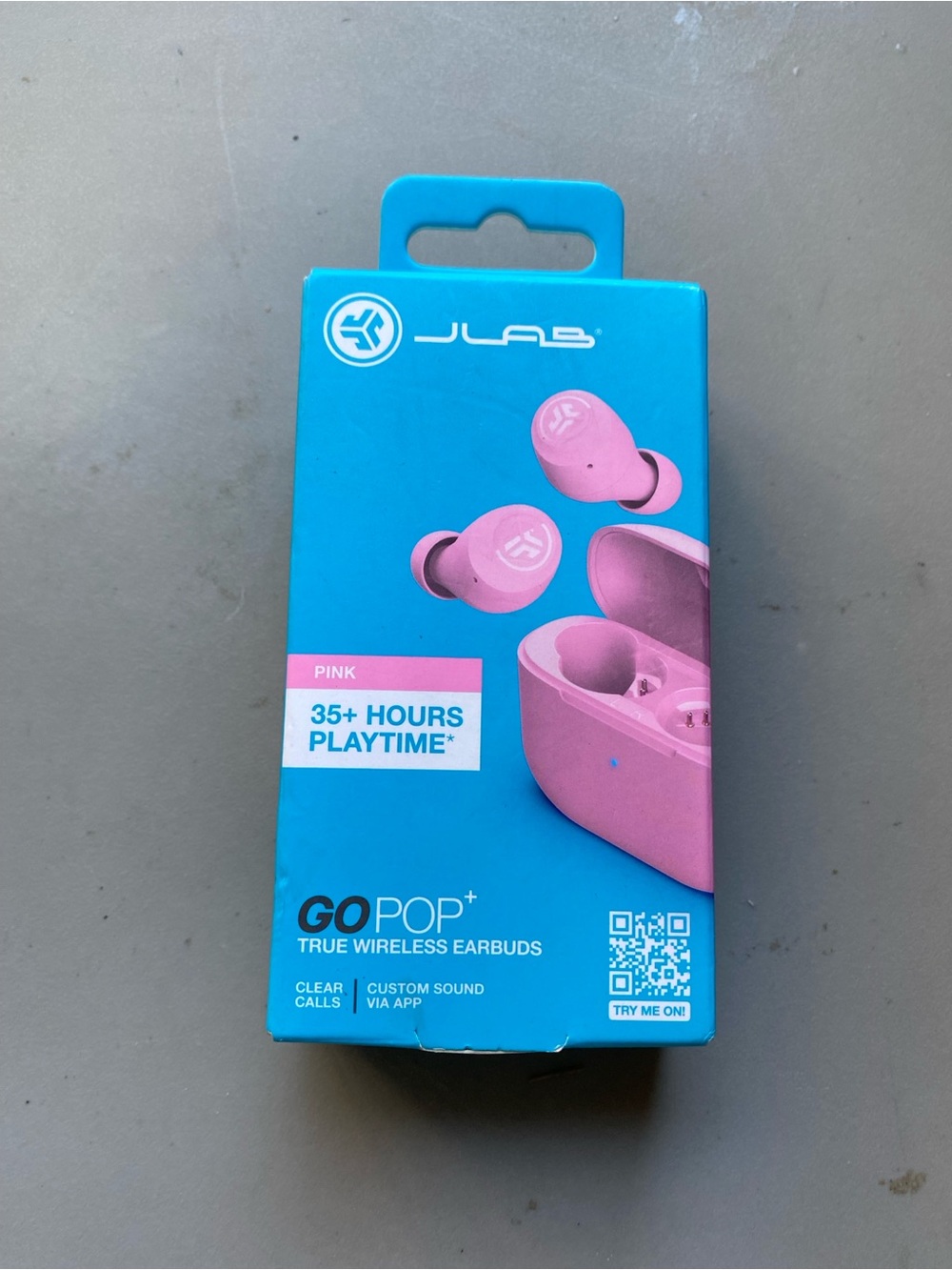 JLab GO POP+ True Wireless Earbuds (New)